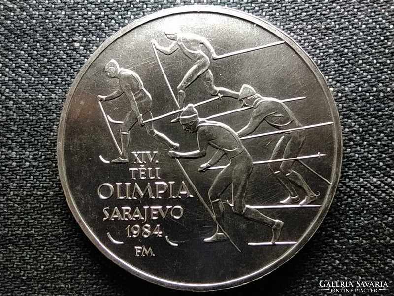 Xiv. Winter Olympics in Sarajevo.640 Silver 500 HUF 1984 bp bu (id48769)