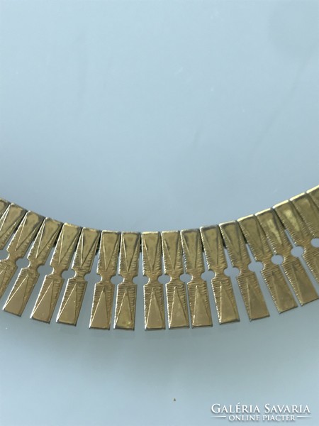 Aranyozott nyakék Kleopátra stílusban, 47 cm hosszú
