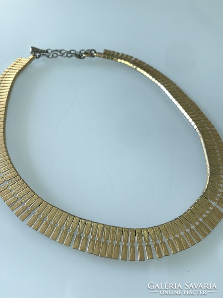 Aranyozott nyakék Kleopátra stílusban, 47 cm hosszú