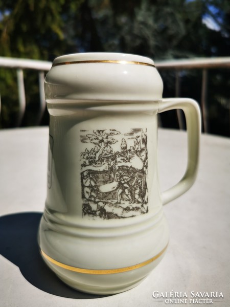 Hollóháza miner's beer mug