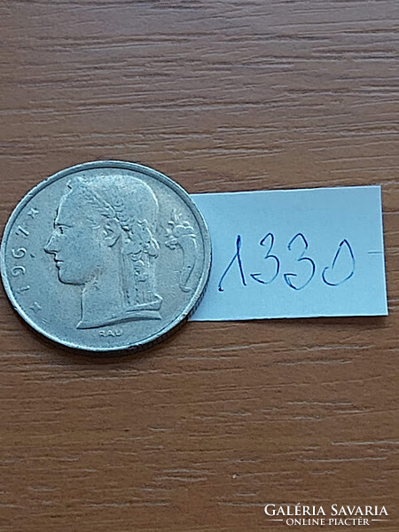Belgium belgie 5 francs 1967 1330