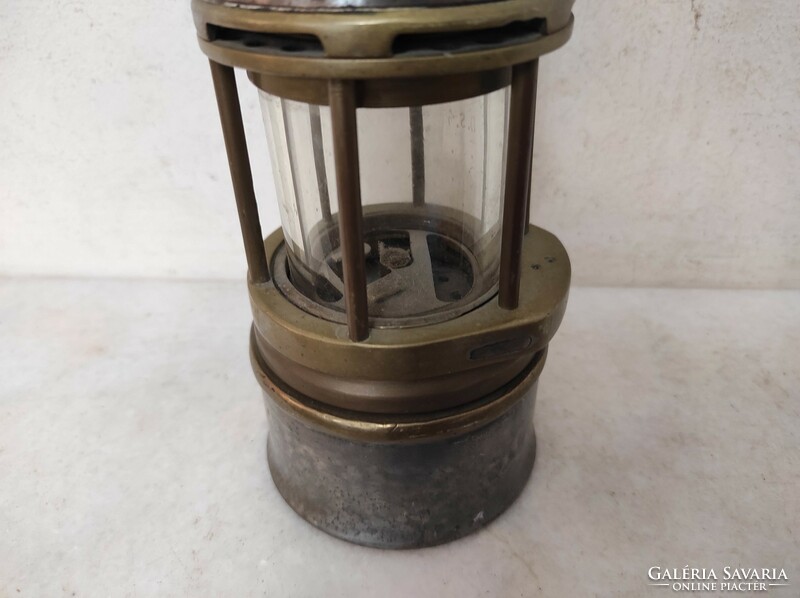 Antik bányász szerszám vájár bakter vasutas karbid lámpa 231 7110