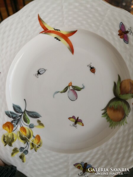 Antique Herend fruit pattern plate