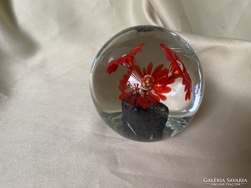 Murano glass paperweight