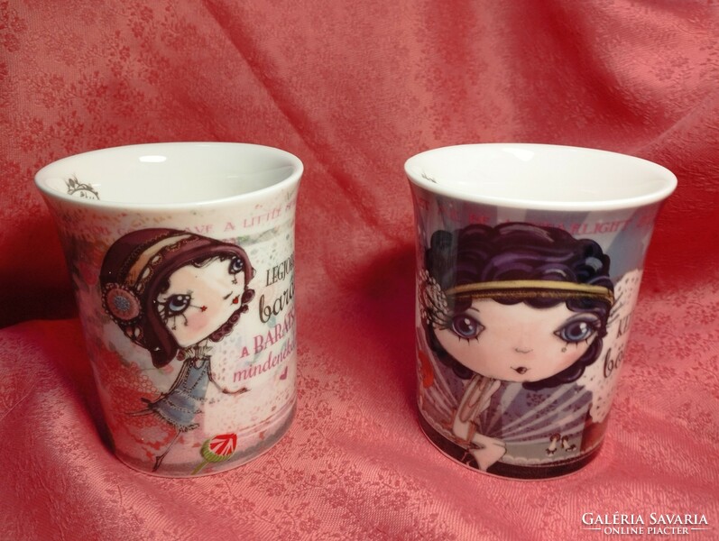 Friendship porcelain mug, cup