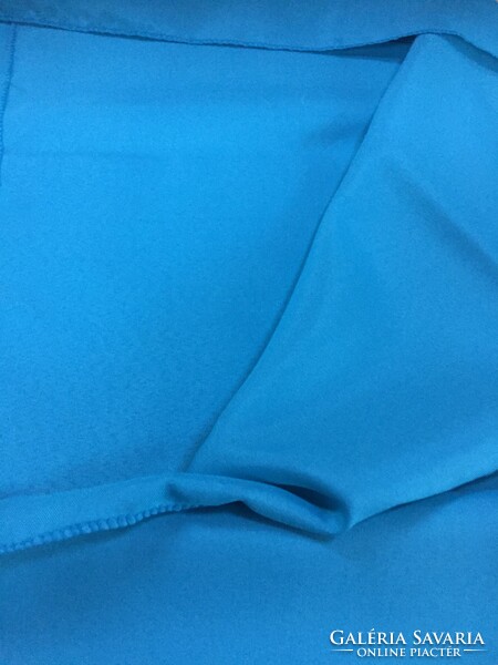 Csodás kék selyem sál, kendő