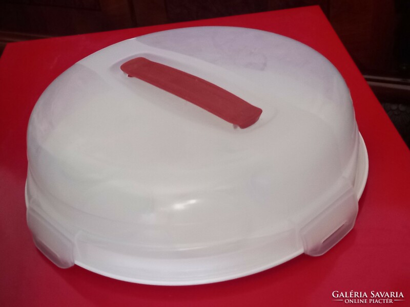 Confectionery device: combined cake and cake delivery device