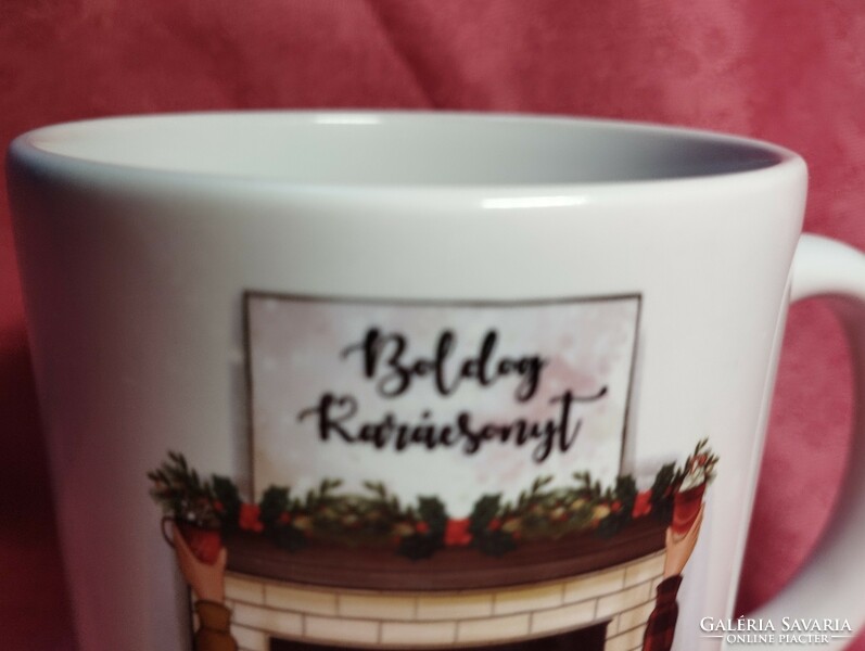 Christmas gift porcelain mug, cup