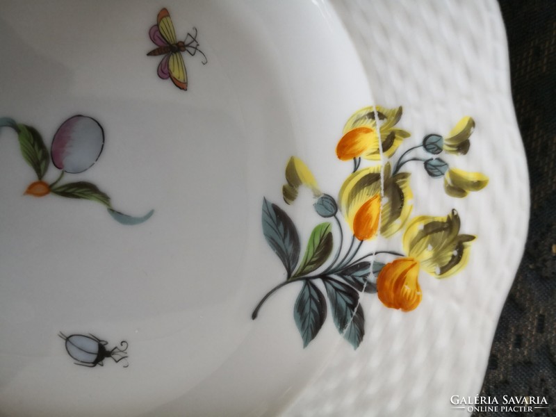 Antique Herend fruit pattern plate