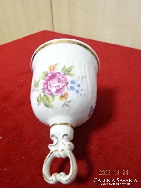 Hallóháza porcelain bell, height 12 cm. Jokai.