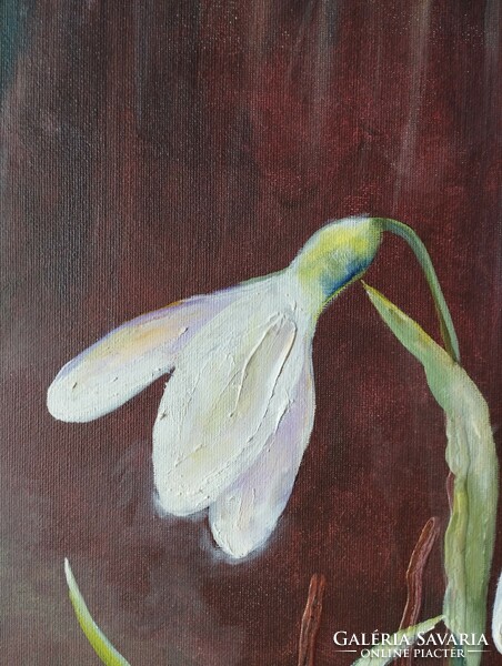 "Tavasz" akril festmény