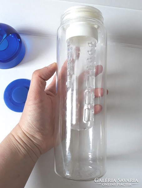 BPA mentes műanyag palack (7,5 dl) kétféle betéttel
