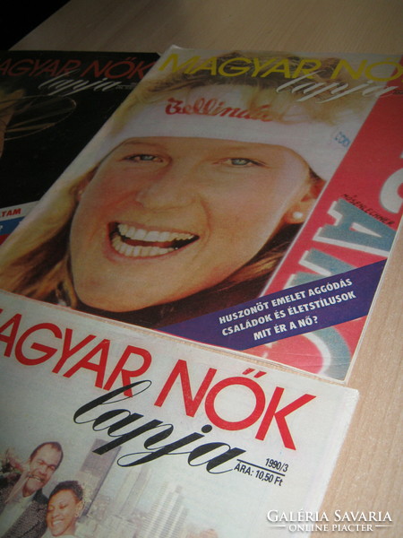 4 newspapers - Hungarian women's newspaper - 1990