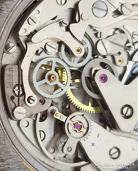Fleurier desh swiss bullhead chronograph men's watch valjoux 7734 omega longines