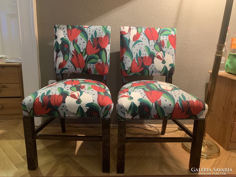 Tulipános székek, felújított, párban eladó