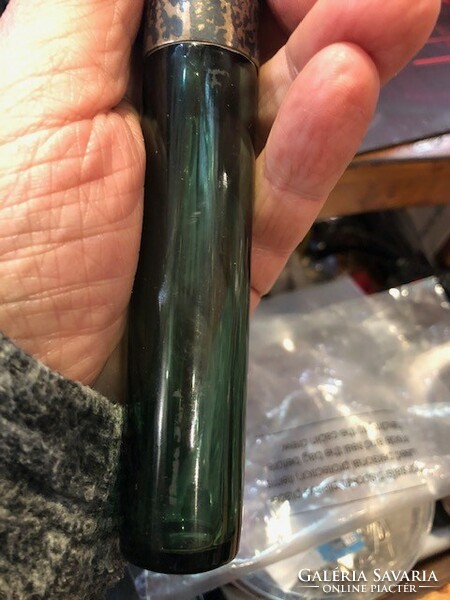 Orvosságos üveg, régi, hibátlan darab, gyűjtőknek kiváló. 18 cm