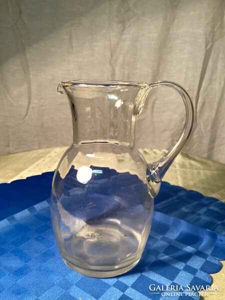 Old glass jug.