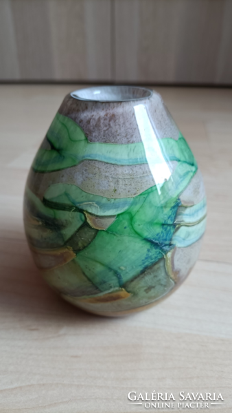 Dekoratív üveg váza