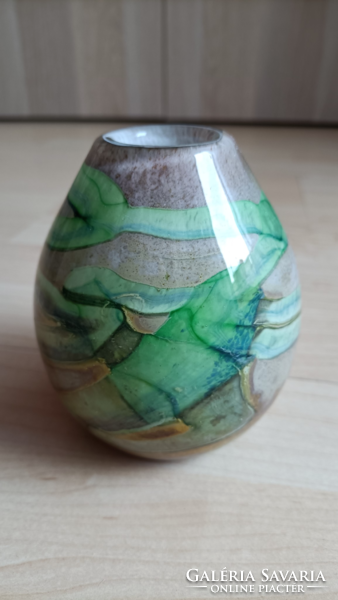 Decorative glass vase