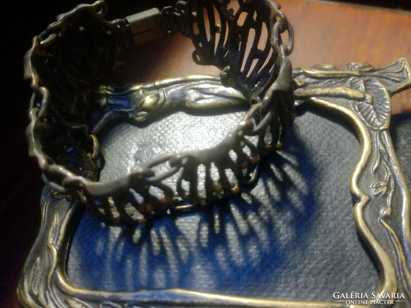 Vintage craftsman bronze bracelet bracelet arm bangle