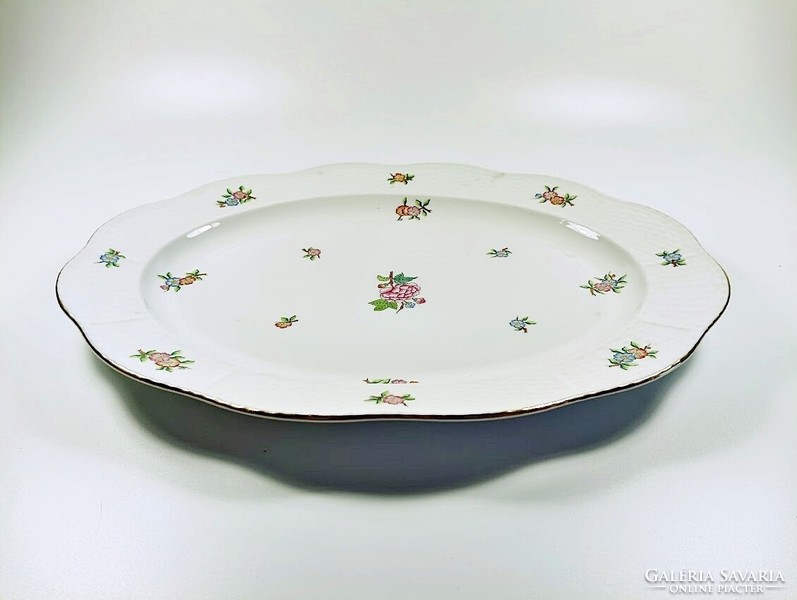 Herend, steak tray with Eton pattern (102), hand-painted porcelain, flawless! (J363)