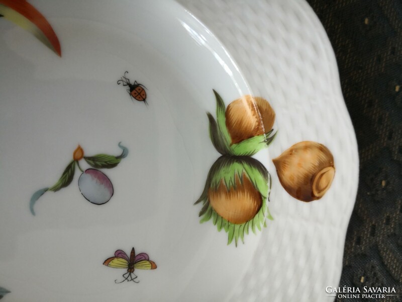 Antique Herend fruit pattern plate