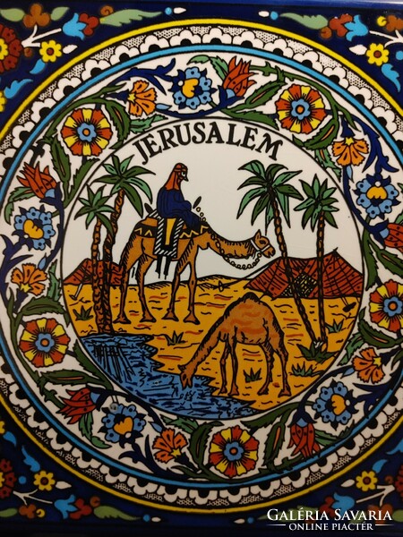 Jerusalem decorative wall tile mural