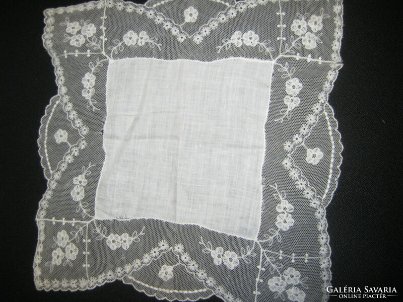 Old lace handkerchief