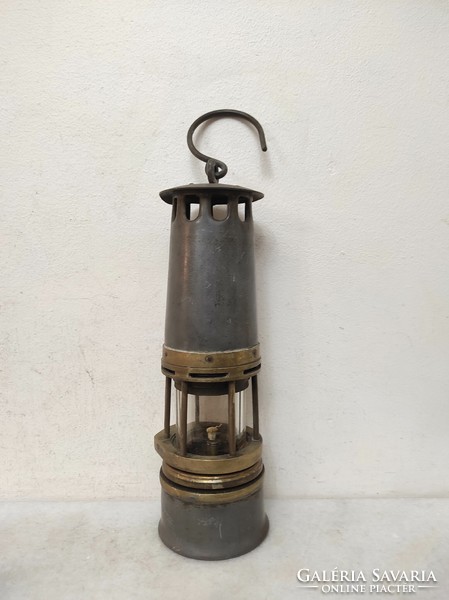 Antique miner's tool trencher bacter railway carbide lamp 339 7115