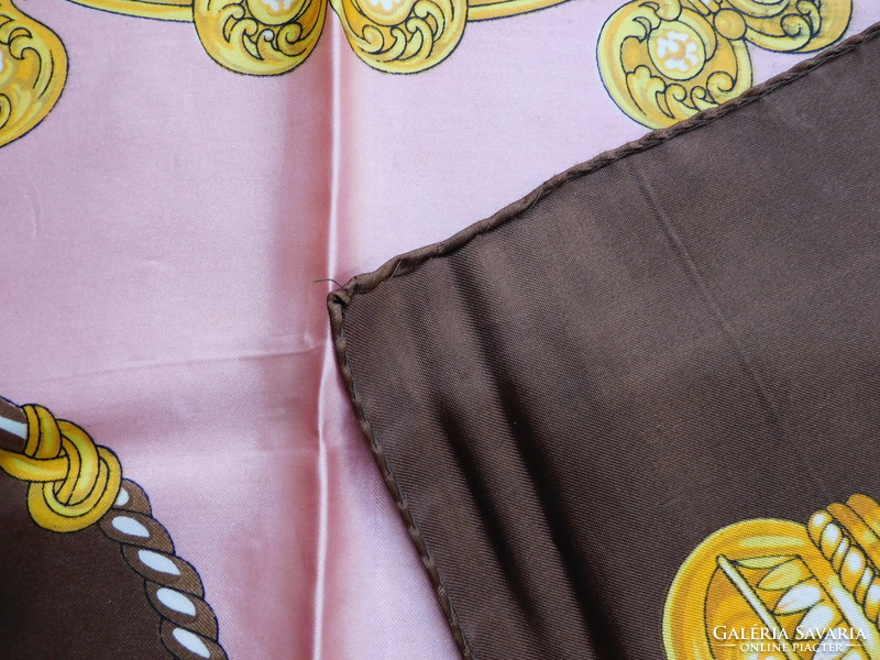 Vintage silk scarf with 
