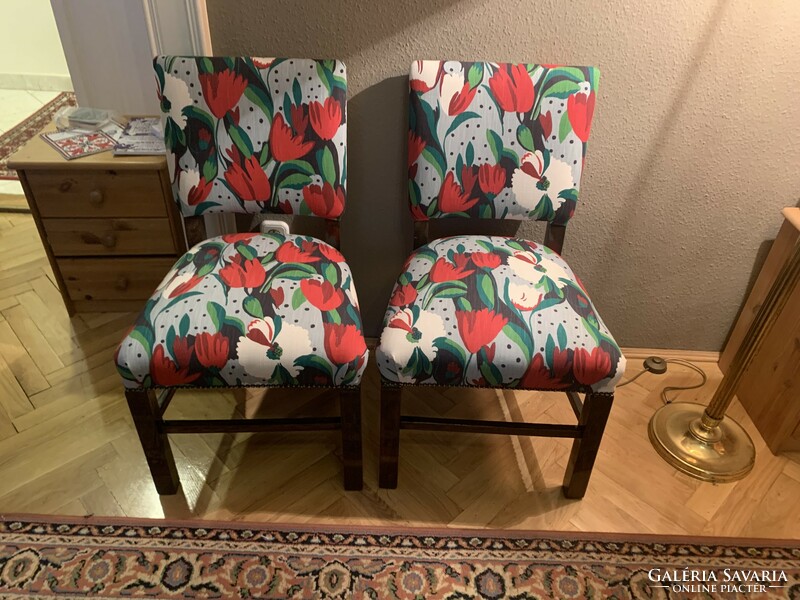 Tulipános székek, felújított, párban eladó
