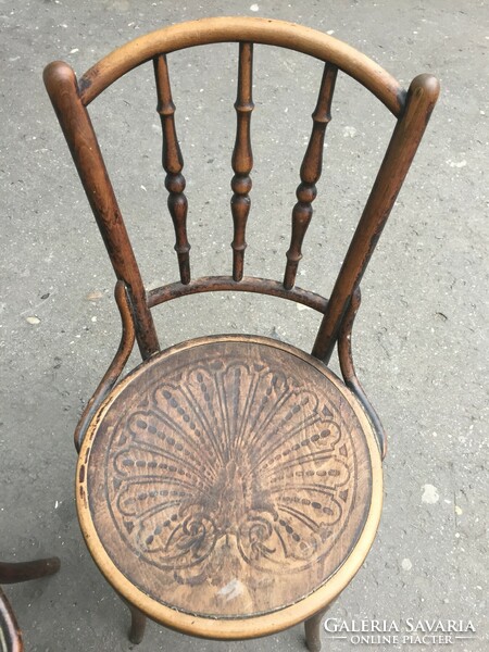 Eredeti XX. század eleji thonett székek párban Jacob & Joseph Kohn