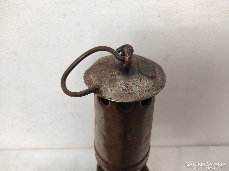 Antique miner's tool trencher bacter railway carbide lamp 260 7114
