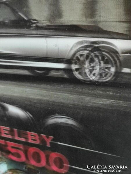 Shelby gt 500 3d car poster wall picture