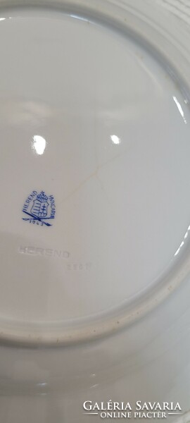 Herend plates with coat of arms. 25 cm.