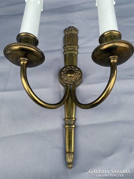Pair of antique French Empire wall brackets.