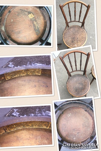 Original xx. Pair of thonett chairs from the beginning of the century jacob & joseph kohn