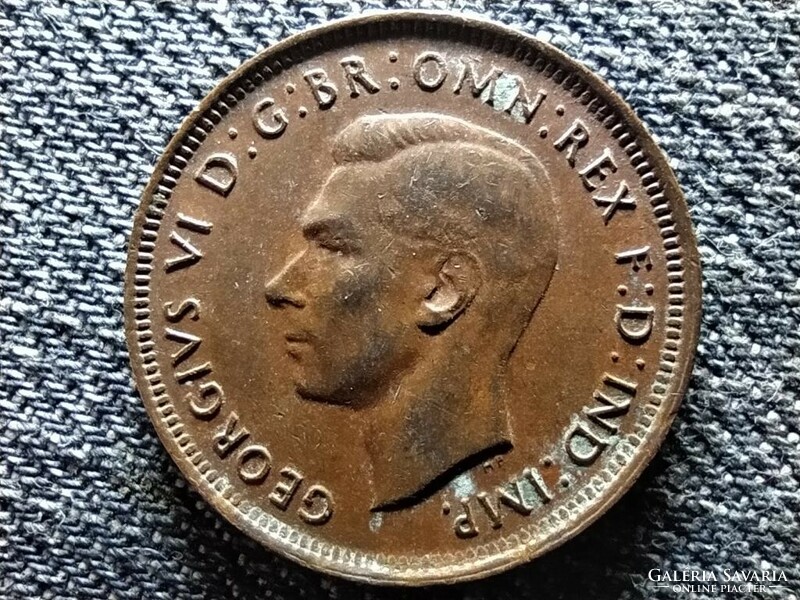 Ausztrália VI. György (1936-1952) 1/2 Penny 1945 (id47280)