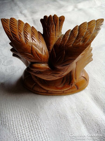 Antique wooden carved eagle