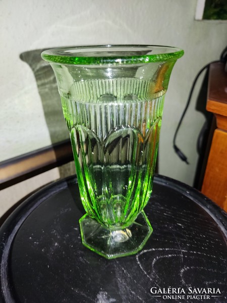 Green glass 15 cm