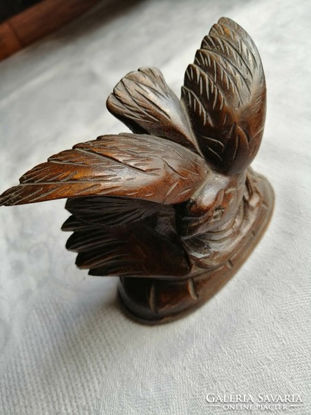 Antique wooden carved eagle