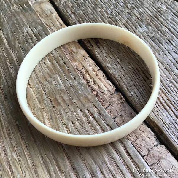 Antique handmade bone bracelet