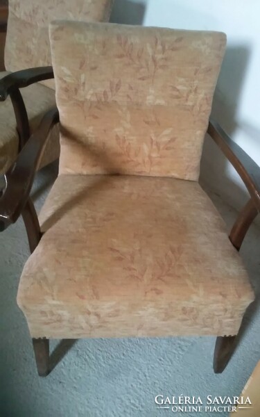 Pair of retro armchairs refurbished and discounted