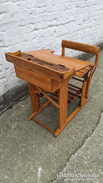 Antique school desk