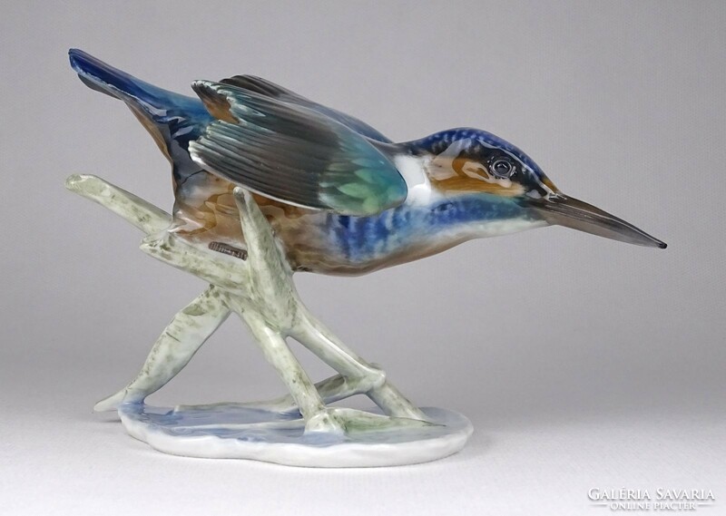 1L855 old marked fritz heidenreich rosenthal kingfisher