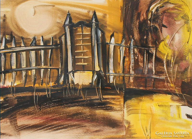 Csuta György: Izzó sárga fények, 1988
