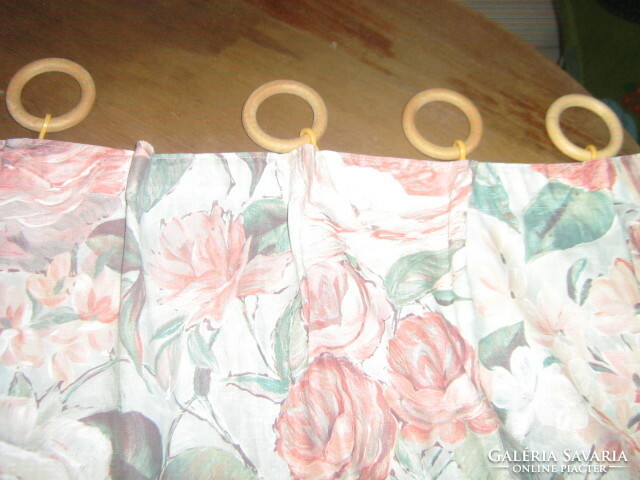 Beautiful vintage rose curtain