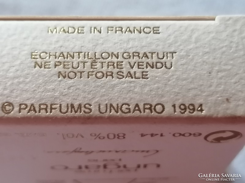 Emanuel Ungaro Diva Eau de Parfum Edp 4,5ml parfüm nőknek Nagyon ritka 1994-es kiadás