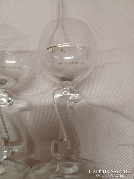 Unicum short drinking glass