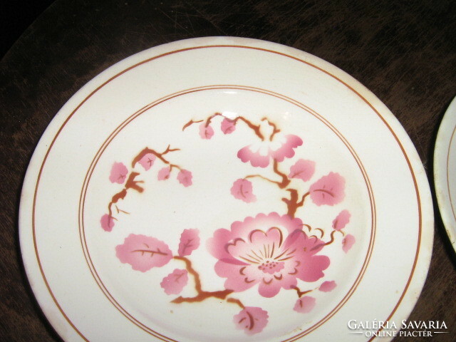 Virágos régi Kispesti Gránit fali tányér